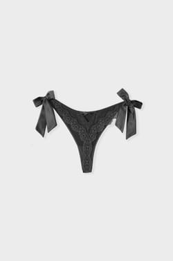 Embroidered Tanga with Bows;${refinementColor}