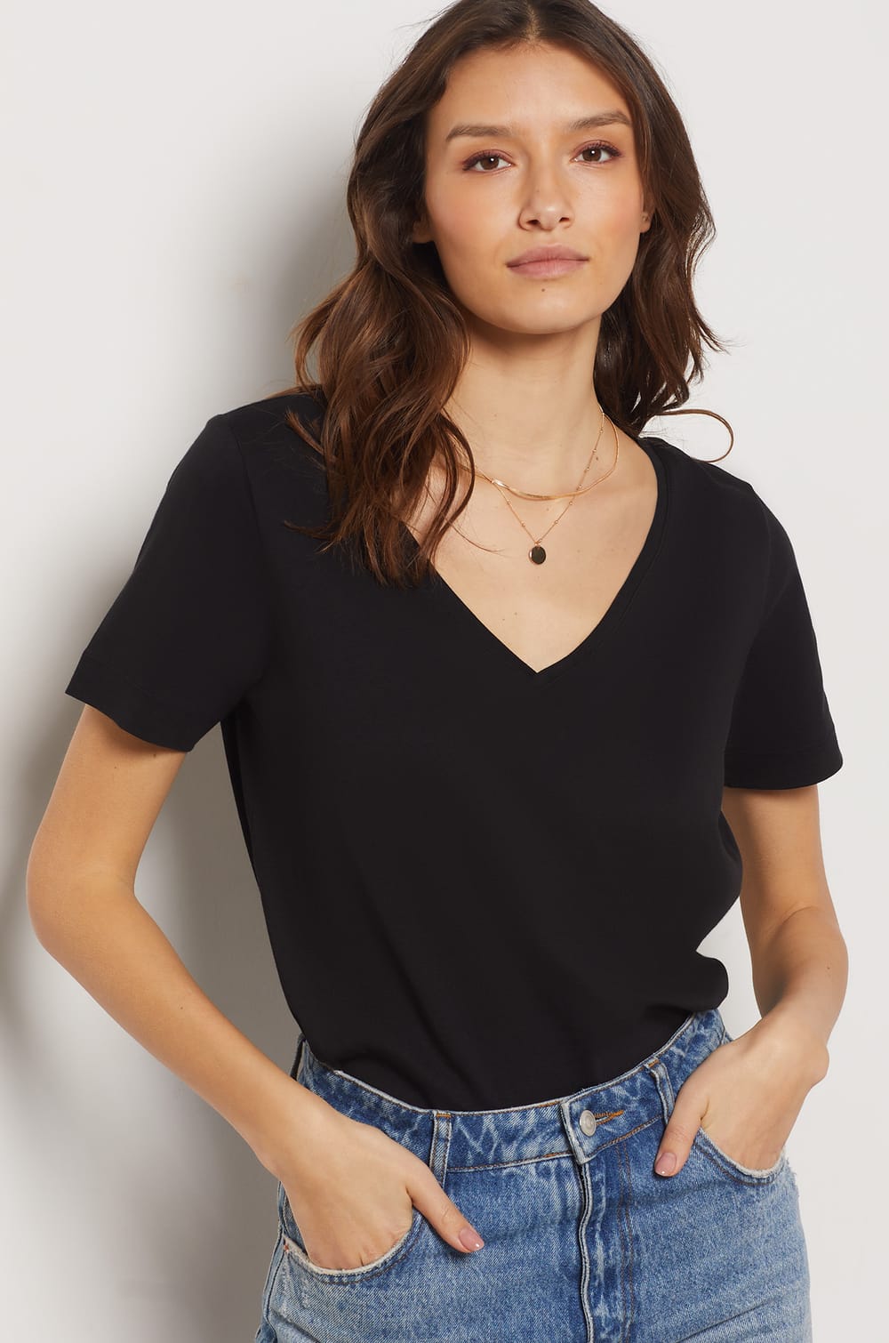 100% Cotton Short-Sleeved T-Shirt;${refinementColor}