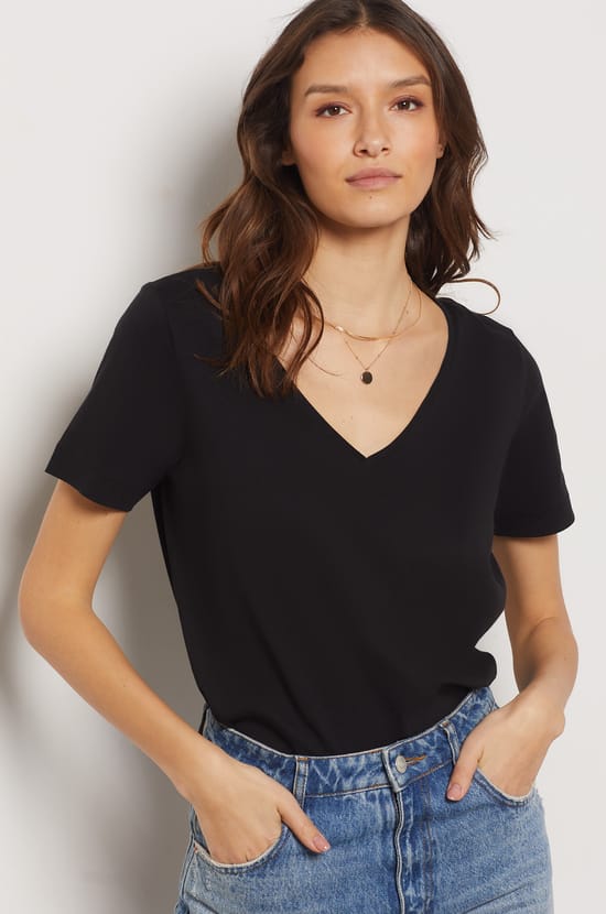 T-shirt manches courtes 100% coton;${refinementColor}