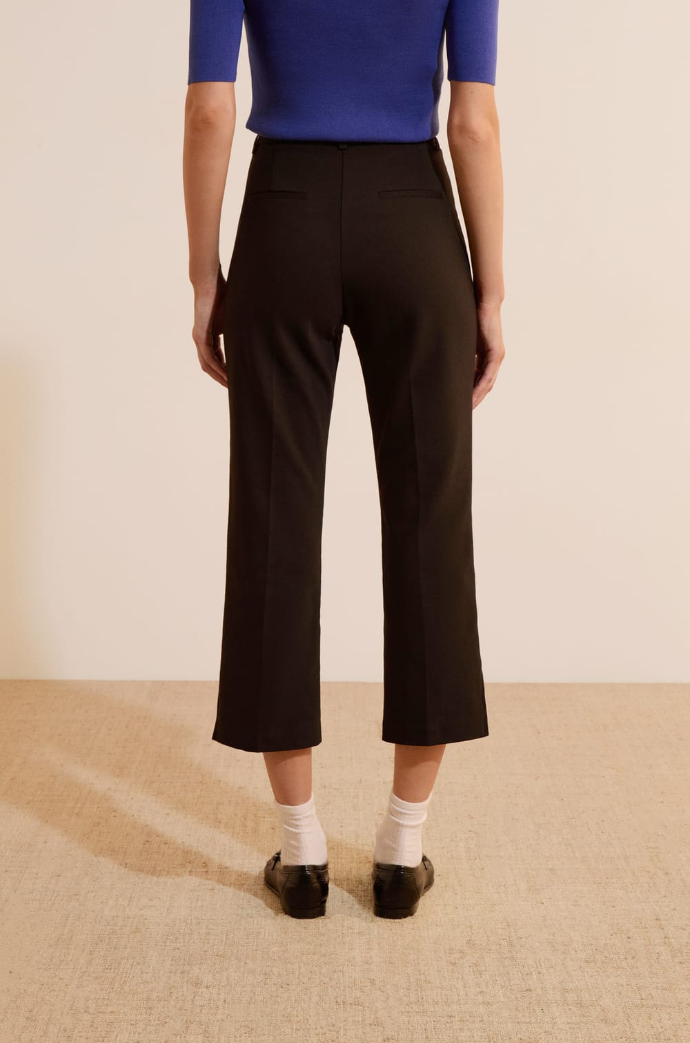 Pantalon Capri avec coton;${refinementColor}