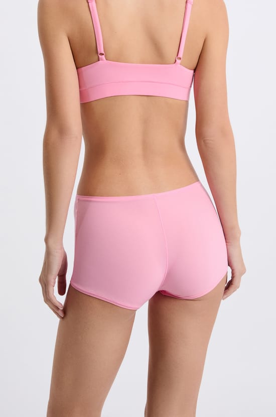 Boyshort in Microfiber;${refinementColor}