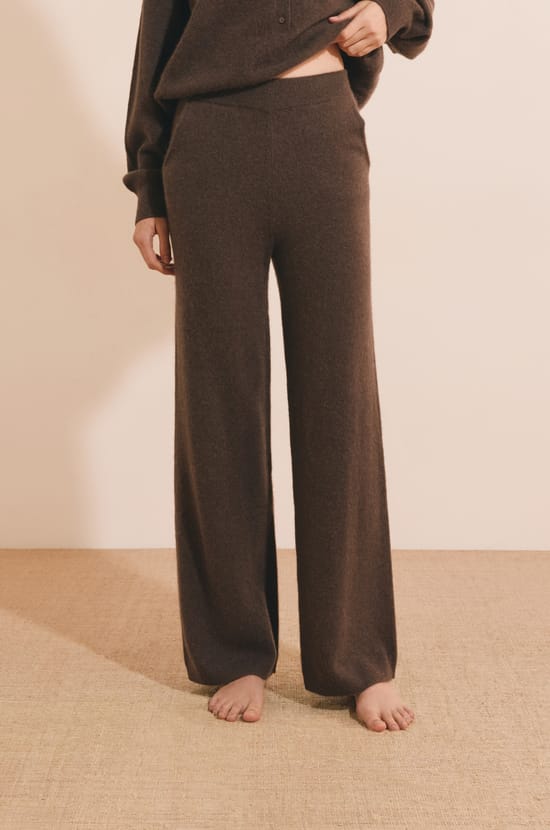 Pantalon de pyjama 100% cachemire;${refinementColor}