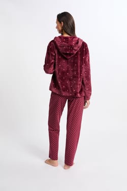 Ensemble de pyjama 3 pièces à motifs avec coton;${refinementColor}