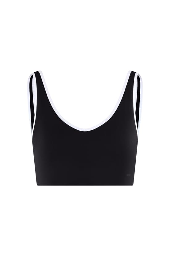 Brassi&egrave;re de sport d&eacute;collet&eacute;e V - Maintien moyen;${refinementColor}