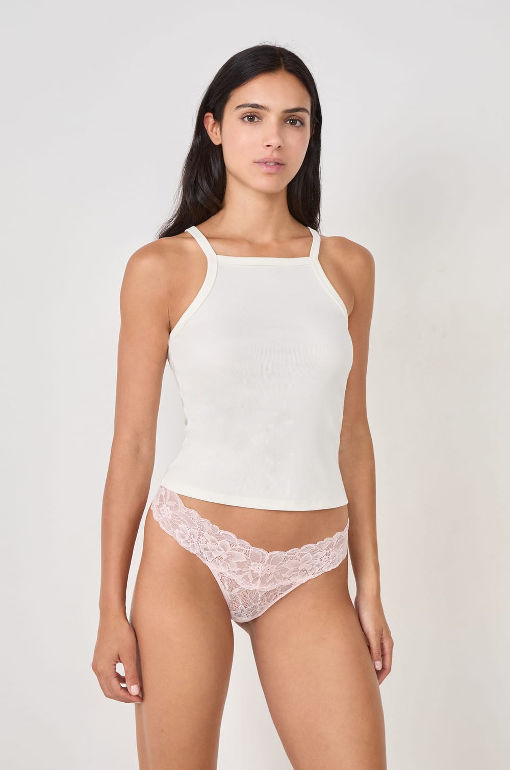 Tanga de encaje;${refinementColor}