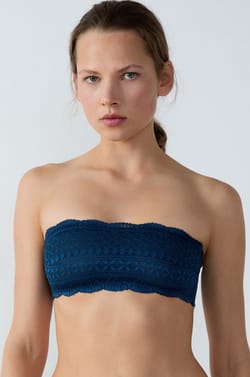 Lace Strapless Bra;${refinementColor}