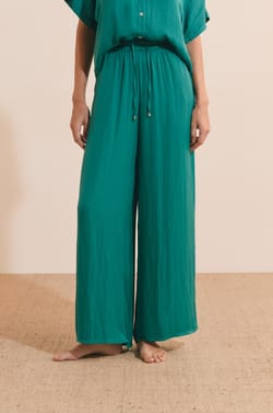 Wide-leg satin trousers;${refinementColor}