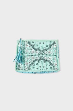 Pochette imprimée en coton;${refinementColor}