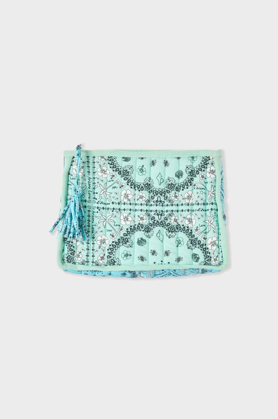 Printed cotton pouch;${refinementColor}