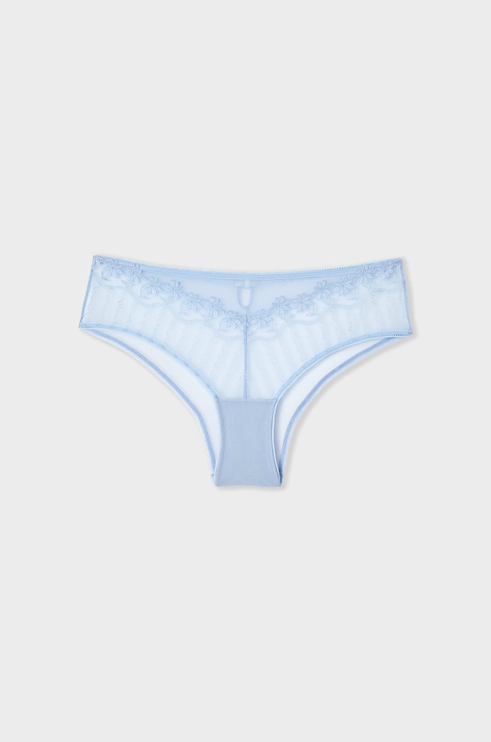 Embroidered Tulle Hipster;${refinementColor}