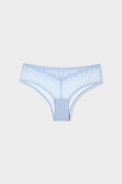 Embroidered Tulle Hipster;${refinementColor}