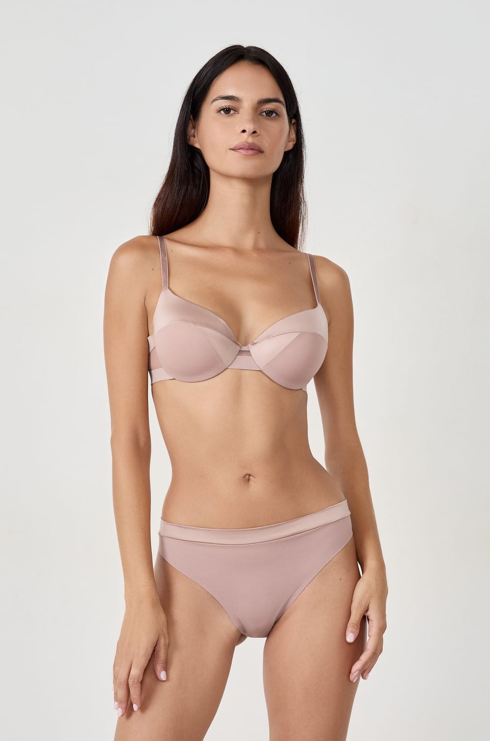 Satin microfiber brief;${refinementColor}