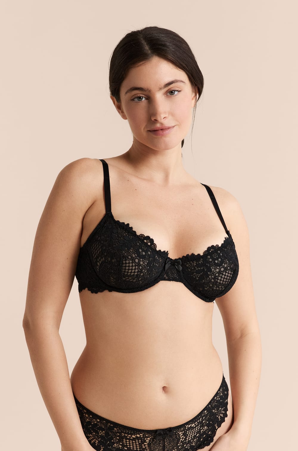 Balconette Lace Bra;${refinementColor}