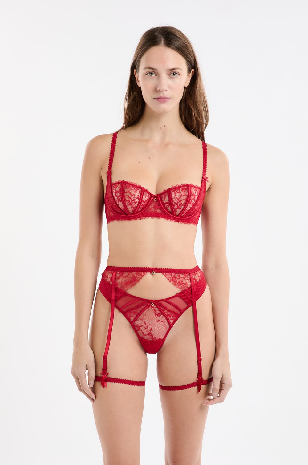 Lace Garter Belt;${refinementColor}