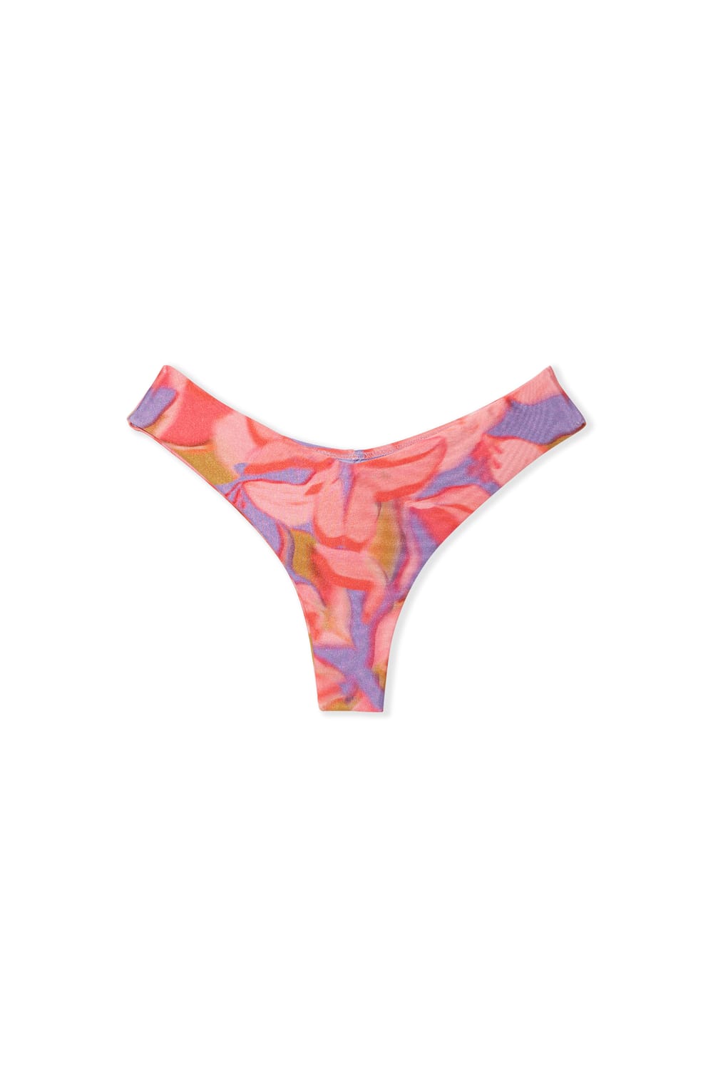 Bas de maillot de bain br&eacute;silien high leg fleuri;${refinementColor}