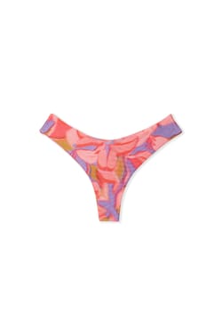 Bas de maillot de bain br&eacute;silien high leg fleuri;${refinementColor}
