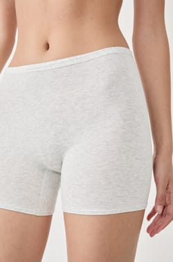 Short de algodón orgánico elástico;${refinementColor}