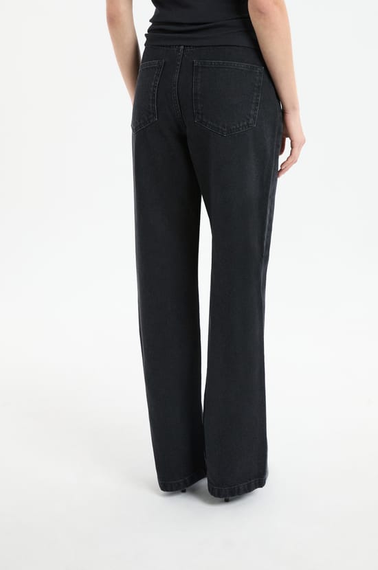 Jean large en coton;${refinementColor}