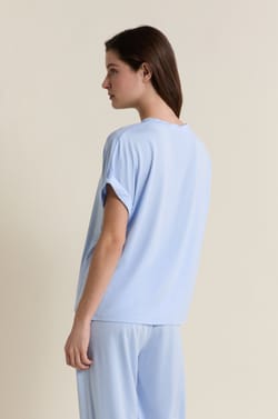 T-shirt de pyjama manches courtes;${refinementColor}