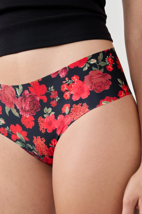 Hipster en microfibre sans couture imprimé;${refinementColor}