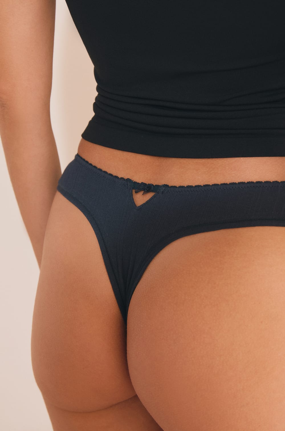 Cotton Thong;${refinementColor}
