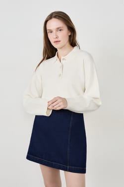 Long-Sleeved Polo Shirt;${refinementColor}