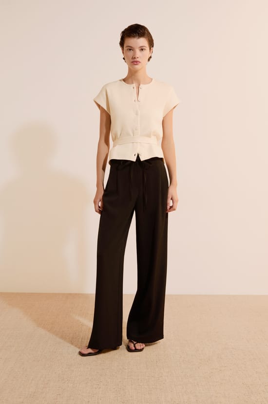Pantalon fluide large;${refinementColor}