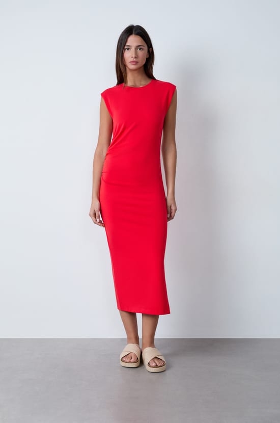 Robe longue en coton;${refinementColor}