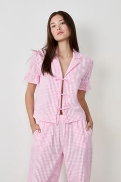 Camisa de algod&oacute;n manga corta;${refinementColor}