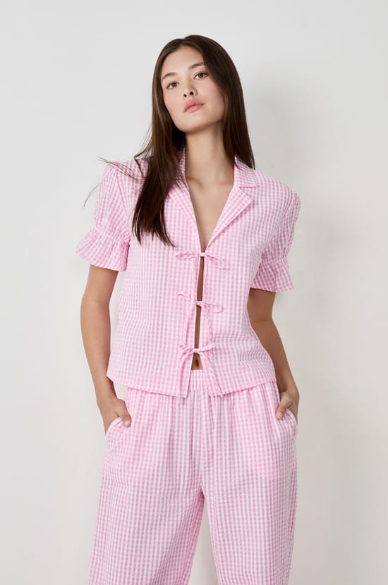 Camisa de algod&oacute;n manga corta;${refinementColor}