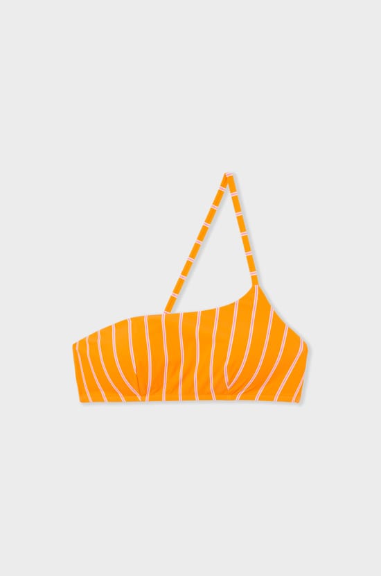 Asymmetric Bikini Top Bralette;${refinementColor}