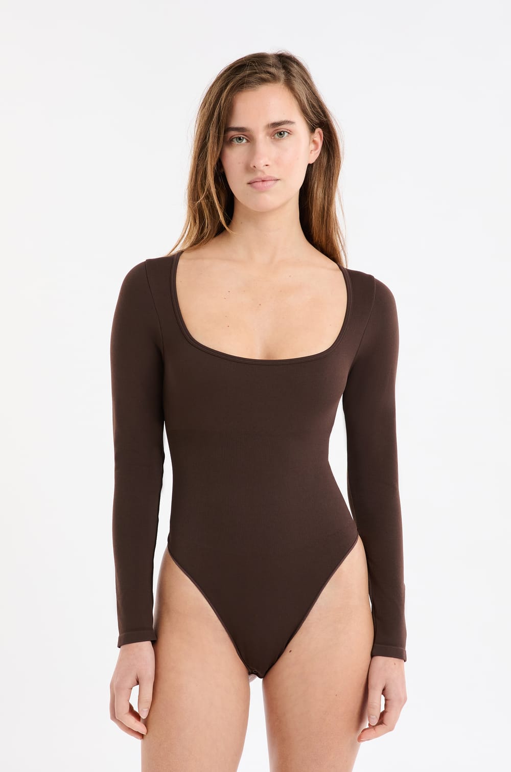 Body col carré manches longues;${refinementColor}