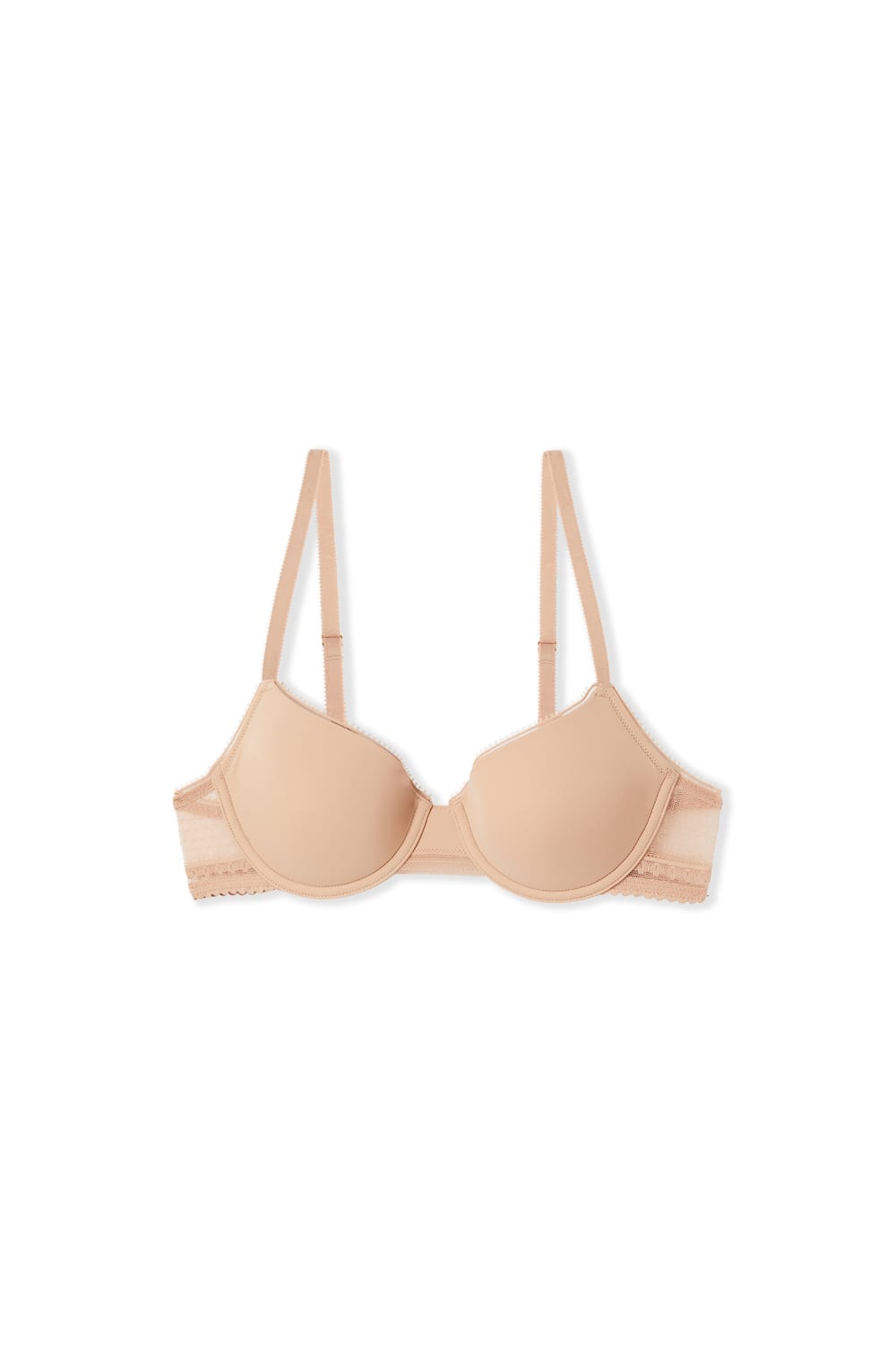 Soutien-gorge N.4 - Le coques fines en microfibre avec d&eacute;tails en dentelle;${refinementColor}
