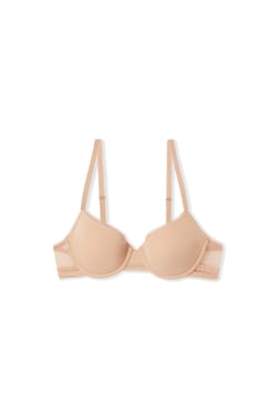 Soutien-gorge N.4 - Le coques fines en microfibre avec d&eacute;tails en dentelle;${refinementColor}