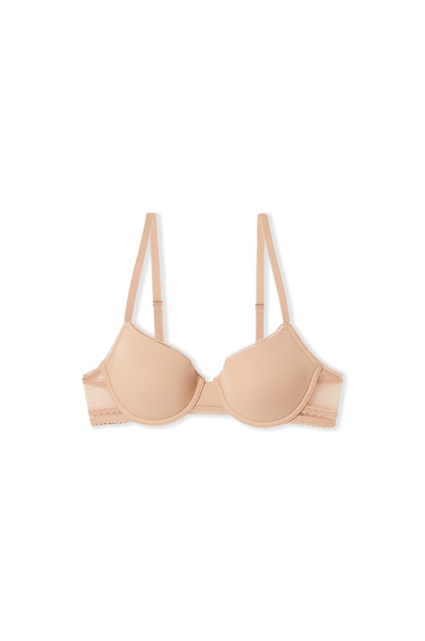 Bra N.4 - The Lightly Lined in Microfibre with Lace Details;${refinementColor}