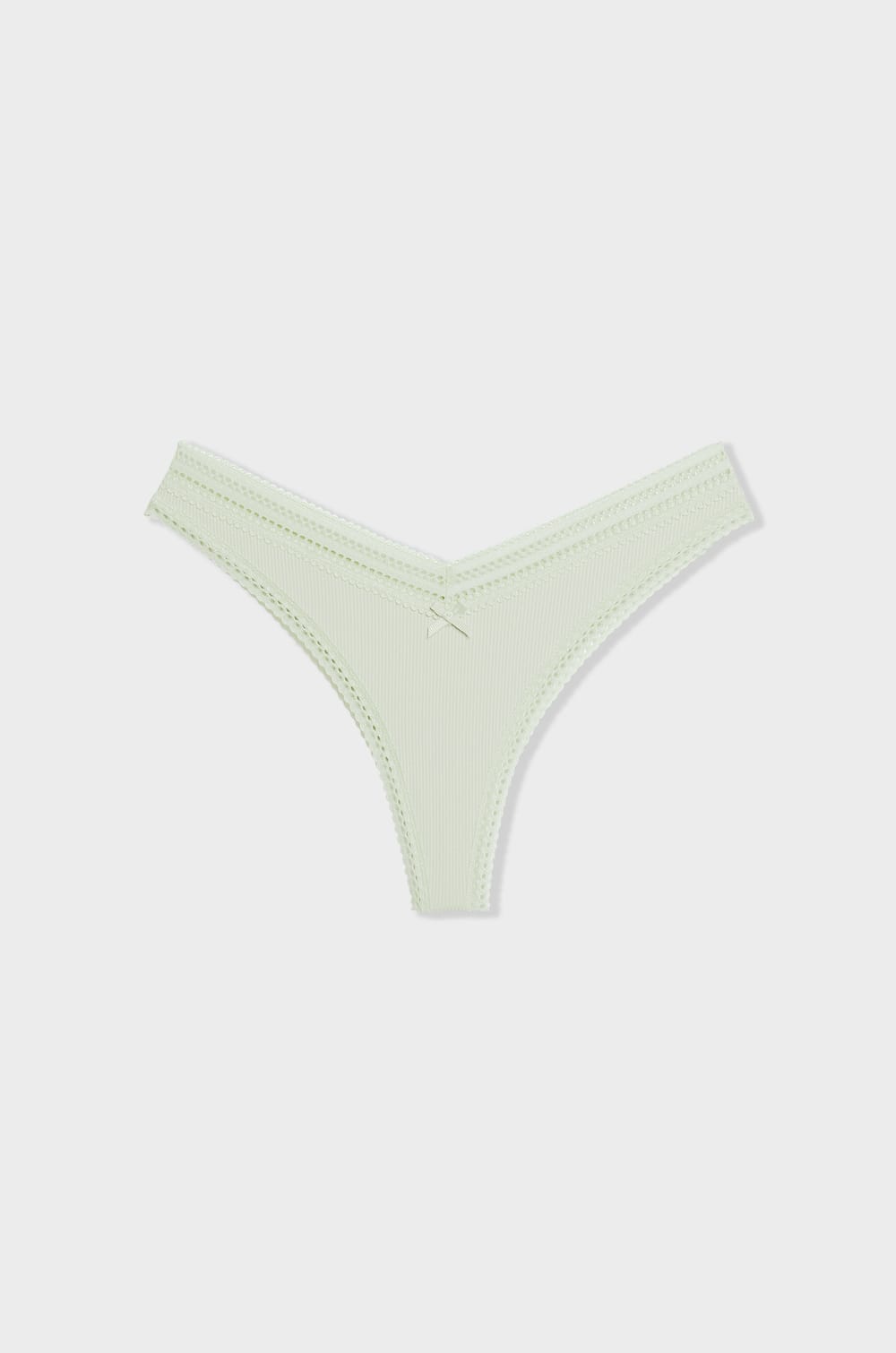 Stringi V-shape z mikrofibry i koronki;${refinementColor}