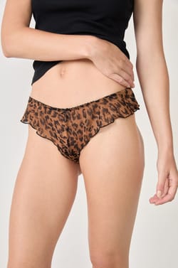 Braguita hipster de tul estampado;${refinementColor}
