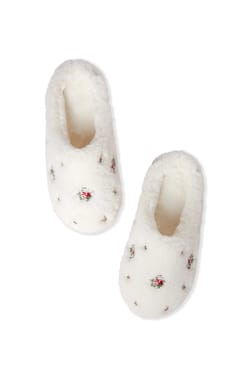 Chaussons mules &agrave; motifs;${refinementColor}