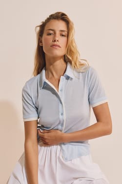 Chemise &agrave; manches courtes multicolore;${refinementColor}