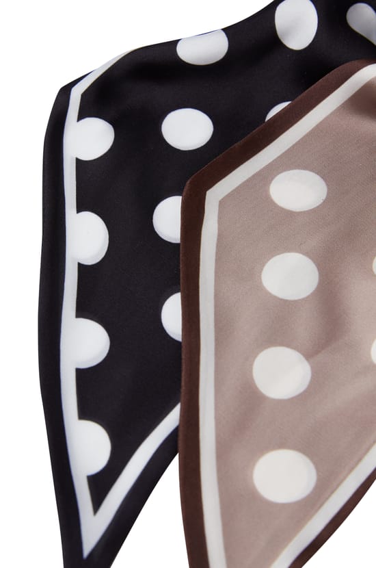 Foulard &agrave; pois;${refinementColor}