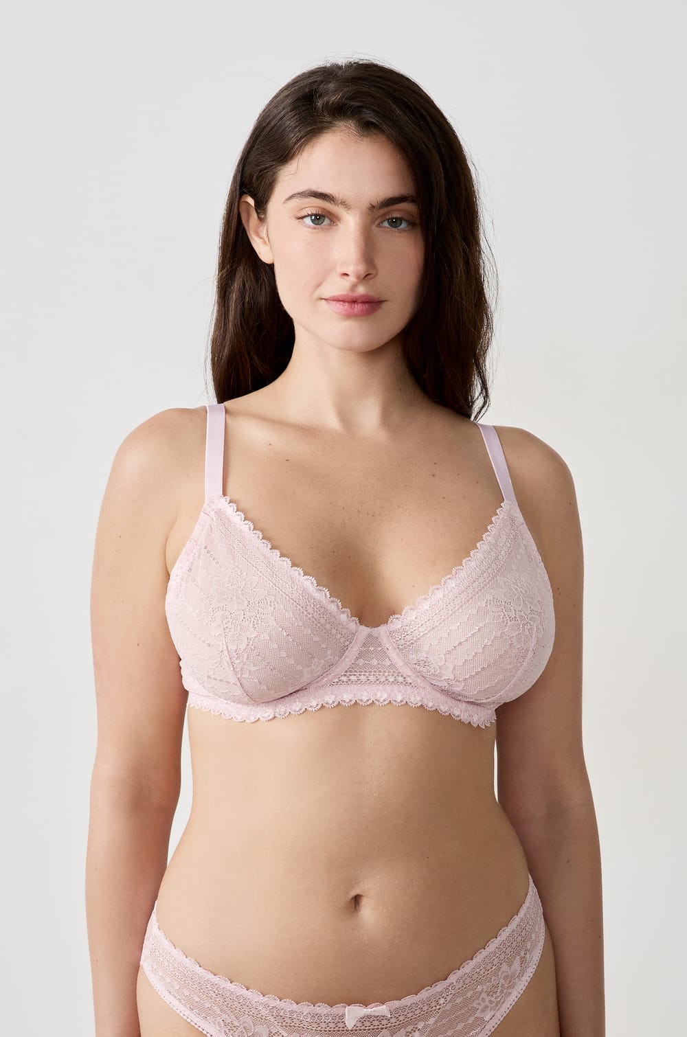Iridescent Balconette Bra;${refinementColor}