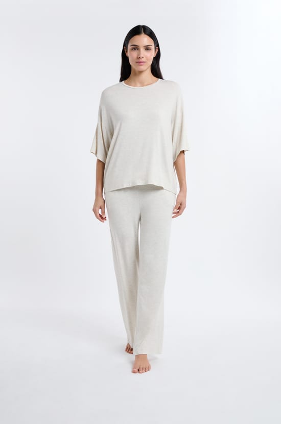 Camiseta de pijama de modal;${refinementColor}