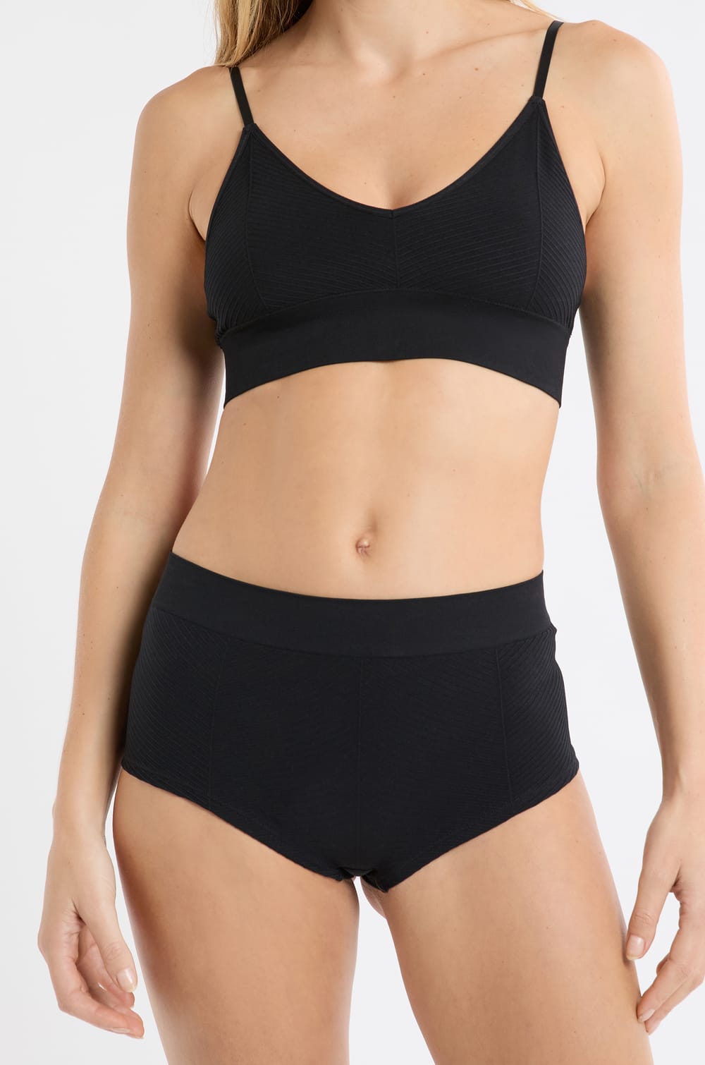 High-Waist Tanga Boyshort;${refinementColor}