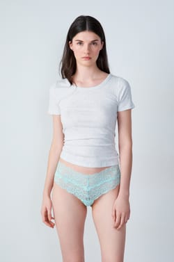 V-shape Lace Hipster;${refinementColor}