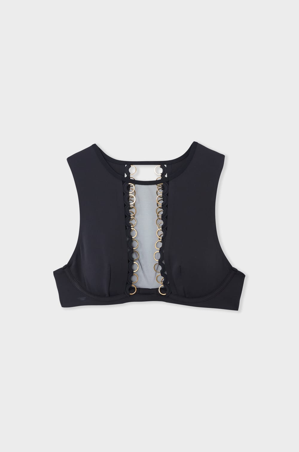 Soutien-gorge brassière armaturée en microfibre;${refinementColor}