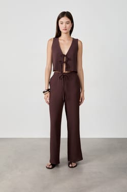 Pantalon fluide large;${refinementColor}