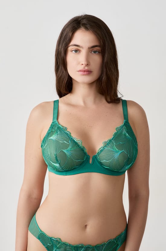 Lace Balconette Bra;${refinementColor}