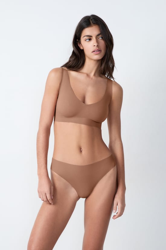 Soutien-gorge brassière en microfibre;${refinementColor}