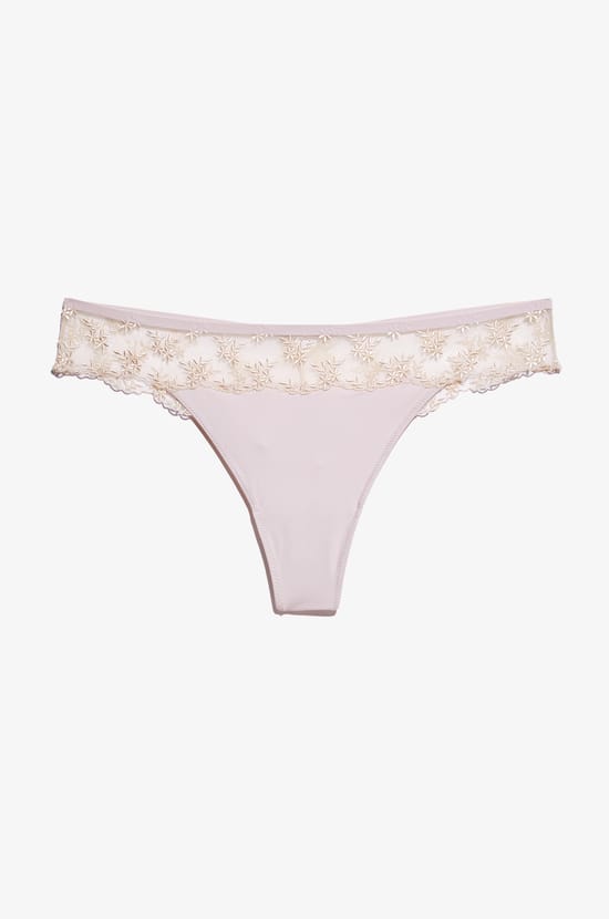Tanga aus besticktem Tüll;${refinementColor}