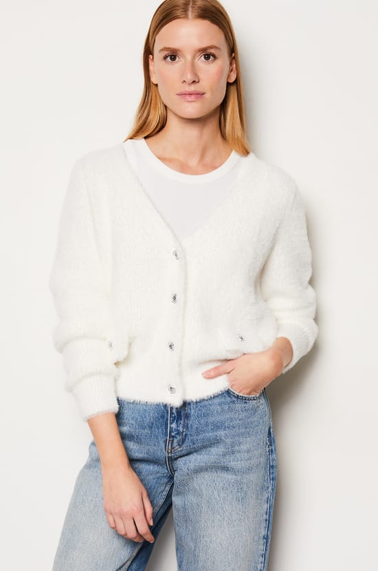 Gilet à boutons pailletés;${refinementColor}
